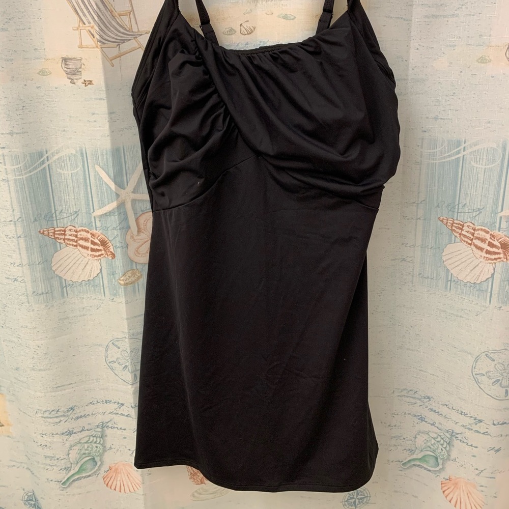 Swim dress with bra top